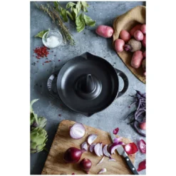 Staub Kippenbrader 24 Cm, Zwart 11 Staub Kippenbrader 24 Cm, Zwart -Kook Warm Verkoopwinkel 000016757