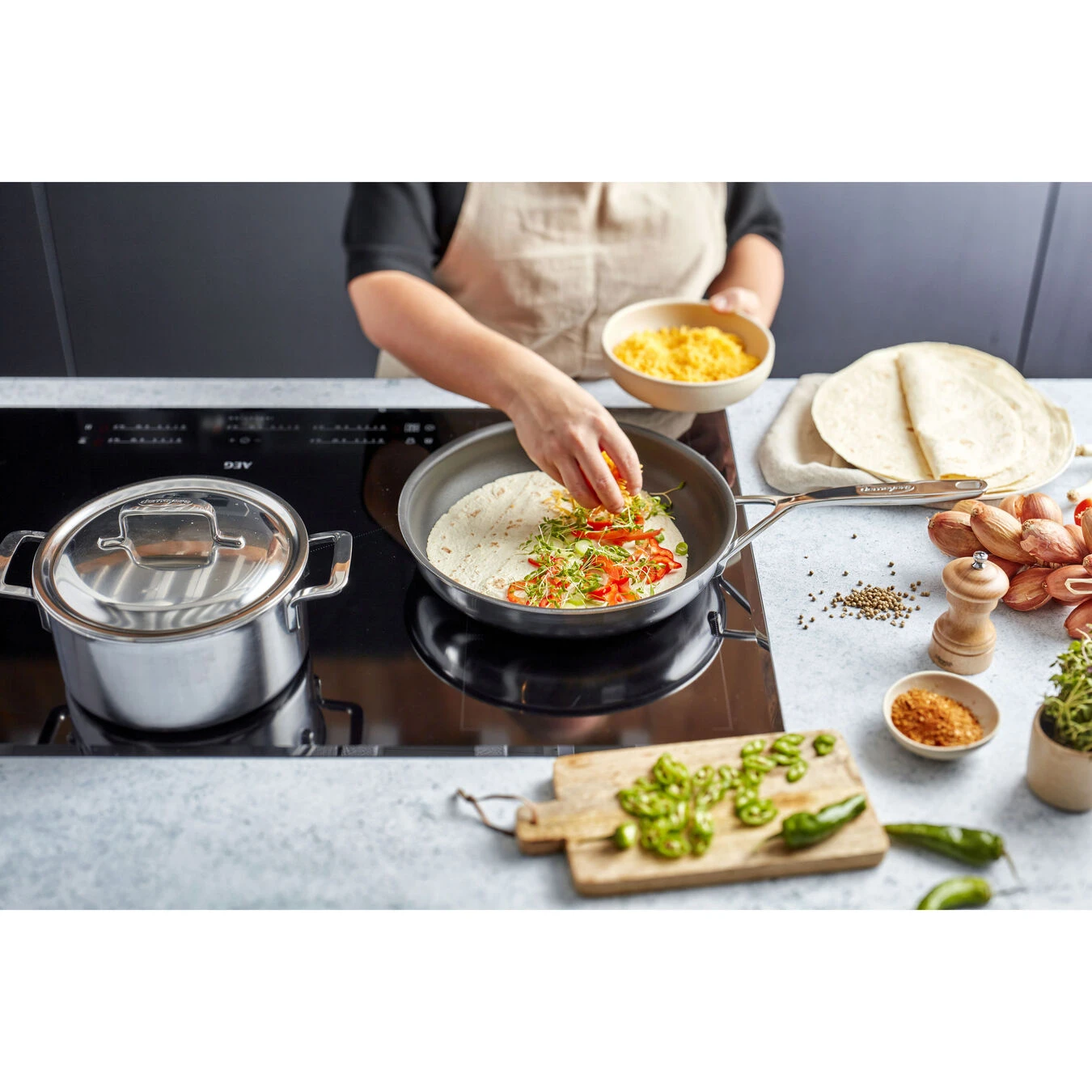 Demeyere Koekenpan Duraslide 24 Cm 4 Demeyere Koekenpan Duraslide 24 Cm - Afbeelding 2