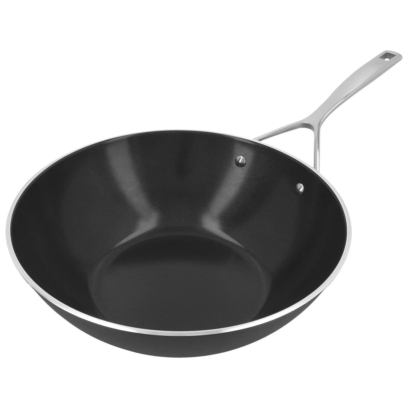 Demeyere Wok Vlakke Bodem Ceraforce 30 Cm 5 Demeyere Wok Vlakke Bodem Ceraforce 30 Cm - Afbeelding 3