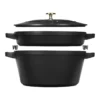 Staub Pannenset Black Matt, 2-delig -Kook Warm Verkoopwinkel 1010877 1