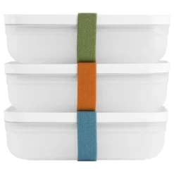 Zwilling Vacuüm Brooddoos Set, L Plat / 6-delig, Kunststof, Semitransparant-Grijs -Kook Warm Verkoopwinkel 1020460 3