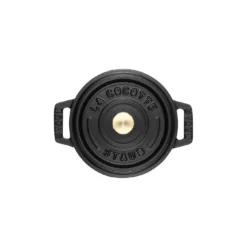 Staub Mini Braadpan 10 Cm / 250 Ml, Rond, Zwart 9 Staub Mini Braadpan 10 Cm / 250 Ml, Rond, Zwart -Kook Warm Verkoopwinkel 40500 101 0 3
