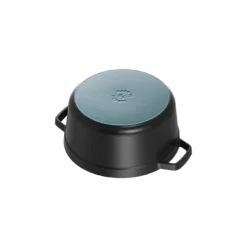 Staub Gietijzeren Braadpan 34 Cm / 12,5 L, Rond, Zwart -Kook Warm Verkoopwinkel 40500 241 0 12 1