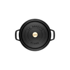 Staub Gietijzeren Braadpan 20 Cm / 2,2 L, Rond, Zwart 10 Staub Gietijzeren Braadpan 20 Cm / 2,2 L, Rond, Zwart -Kook Warm Verkoopwinkel 40500 241 0 8 5