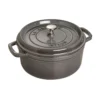 Staub Gietijzeren Braadpan 18 Cm / 1,7 L, Rond, Grafietgrijs -Kook Warm Verkoopwinkel 40500 246 0 2