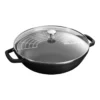 Staub Wok Met Glazen Deksel 30 Cm, Zwart -Kook Warm Verkoopwinkel 40501 470 5 1
