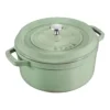 Staub Gietijzeren Braadpan 26 Cm / 5,25 L, Rond, Salie -Kook Warm Verkoopwinkel 40505 364 1