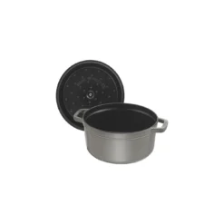 Staub Gietijzeren Braadpan 20 Cm / 2,2 L, Rond, Grafietgrijs 9 Staub Gietijzeren Braadpan 20 Cm / 2,2 L, Rond, Grafietgrijs -Kook Warm Verkoopwinkel 40509 304 0 5