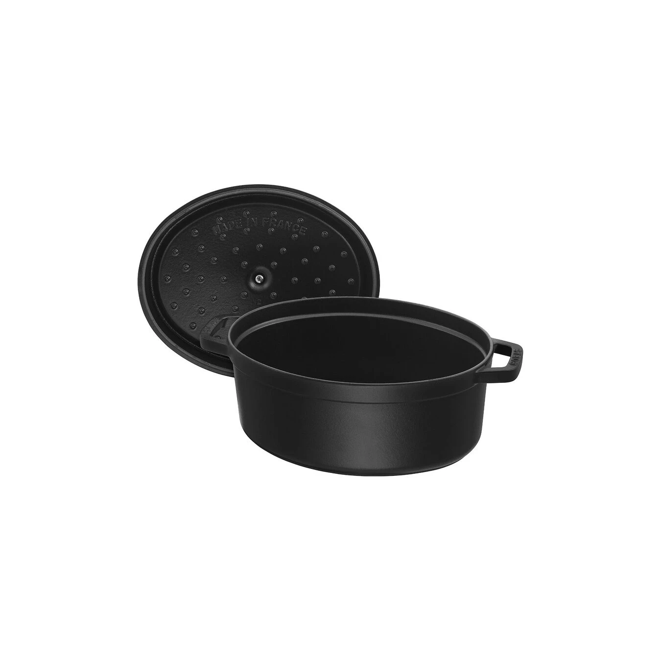 Staub Gietijzeren Braadpan 29 Cm / 4,25 L, Ovaal, Zwart 4 Staub Gietijzeren Braadpan 29 Cm / 4,25 L, Ovaal, Zwart - Afbeelding 2
