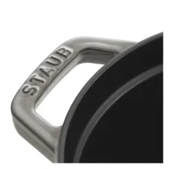 Staub Gietijzeren Braadpan 29 Cm / 4,25 L, Ovaal, Grafietgrijs -Kook Warm Verkoopwinkel 40509 317 0 3