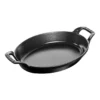 Staub Ovenschaal 28 Cm, Ovaal, Zwart -Kook Warm Verkoopwinkel 40509 341 0 1