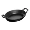 Staub Ovenschaal 21 Cm, Ovaal, Zwart -Kook Warm Verkoopwinkel 40509 391 0 1