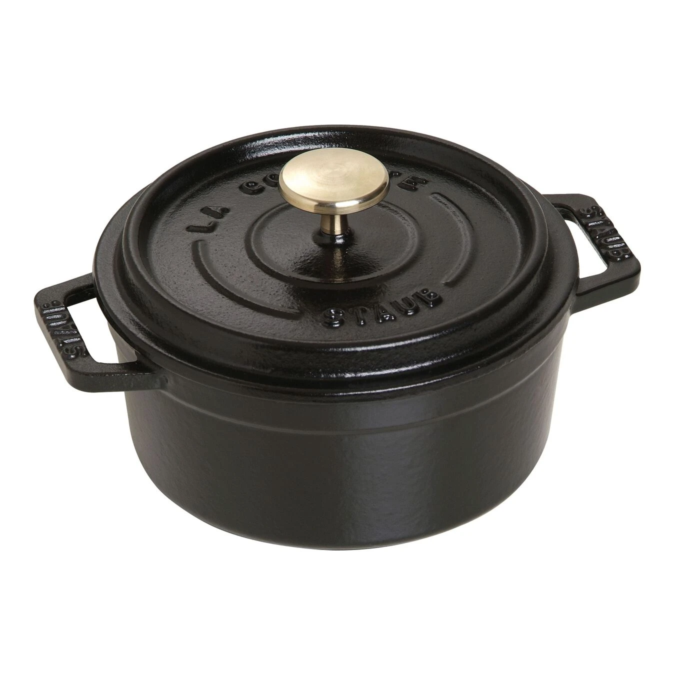 Staub Gietijzeren Braadpan 12 Cm / 400 Ml, Rond, Zwart 3 Staub Gietijzeren Braadpan 12 Cm / 400 Ml, Rond, Zwart