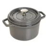 Staub Gietijzeren Braadpan 14 Cm / 800 Ml, Rond, Grafietgrijs -Kook Warm Verkoopwinkel 40509 475 0 1
