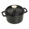 Staub Gietijzeren Braadpan 14 Cm / 800 Ml, Rond, Zwart -Kook Warm Verkoopwinkel 40509 476 0 1