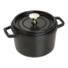 Staub Gietijzeren Braadpan 16 Cm / 1,25 L, Rond, Zwart -Kook Warm Verkoopwinkel 40509 480 0 1