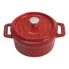 Staub Mini Braadpan 10 Cm / 250 Ml, Rond, Kersenrood -Kook Warm Verkoopwinkel 40509 799 0 1