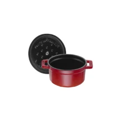 Staub Mini Braadpan 10 Cm / 250 Ml, Rond, Kersenrood -Kook Warm Verkoopwinkel 40509 799 0 5
