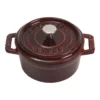 Staub Mini Braadpan 10 Cm / 250 Ml, Rond, Grenadine Rood -Kook Warm Verkoopwinkel 40509 805 0 1