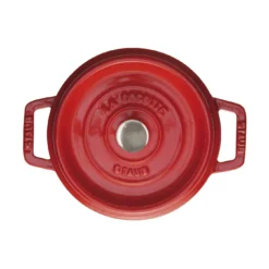 Staub Gietijzeren Braadpan 20 Cm / 2,2 L, Rond, Kersenrood