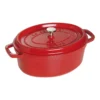 Staub Gietijzeren Braadpan 29 Cm / 4,25 L, Ovaal, Kersenrood 2 Staub Gietijzeren Braadpan 29 Cm / 4,25 L, Ovaal, Kersenrood -Kook Warm Verkoopwinkel 40509 857 0 1
