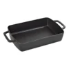 Staub Ovenschaal 30 Cm, Rechthoekig, Zwart -Kook Warm Verkoopwinkel 40510 323 0 1