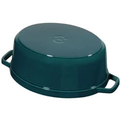 Staub Gietijzeren Braadpan 31 Cm / 5,5 L, Ovaal, La-mer -Kook Warm Verkoopwinkel 40510 598 0 3