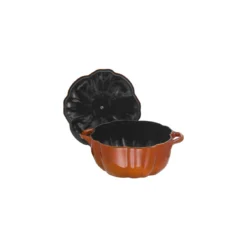 Staub Gietijzeren Braadpan 24 Cm / 3,25 L, Pompoen, Kanneel -Kook Warm Verkoopwinkel 40511 403 0 6