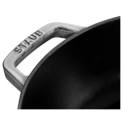 Staub Sauteerpan Chistera 24 Cm / 2,5 L, Grafietgrijs -Kook Warm Verkoopwinkel 40511 471 0 5