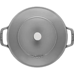 Staub Sauteerpan Chistera 24 Cm / 2,5 L, Grafietgrijs -Kook Warm Verkoopwinkel 40511 471 0 6