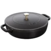Staub Sauteerpan Chistera 28 Cm / 3,7 L, Zwart -Kook Warm Verkoopwinkel 40511 472 0 1