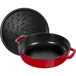 Staub Sauteerpan Chistera 28 Cm / 3,7 L, Kersenrood -Kook Warm Verkoopwinkel 40511 474 0 2