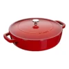 Staub Sauteerpan Chistera 24 Cm / 2,5 L, Kersenrood -Kook Warm Verkoopwinkel 40511 475 0 1
