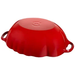 Staub Gietijzeren Braadpan 25 Cm / 3 L, Tomaat, Kersenrood -Kook Warm Verkoopwinkel 40511 774 0 3