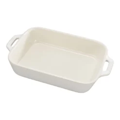 Staub Ovenschaal 20 Cm, Rechthoekig, Ivoorwit