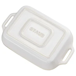 Staub Ovenschaal 27 Cm, Rechthoekig, Ivoorwit 7 Staub Ovenschaal 27 Cm, Rechthoekig, Ivoorwit -Kook Warm Verkoopwinkel 40511 883 3