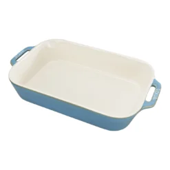 Staub Ovenschaal 34 Cm, Rechthoekig, Antiek Turquoise