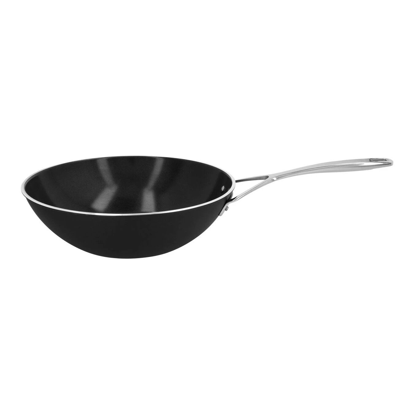Demeyere Wok Vlakke Bodem Ceraforce 30 Cm 3 Demeyere Wok Vlakke Bodem Ceraforce 30 Cm