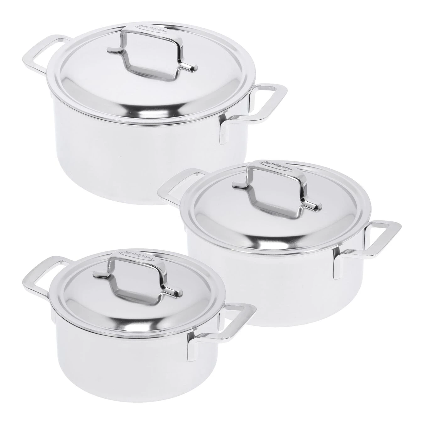 Demeyere Pannenset, 3-delig 3 Demeyere Pannenset, 3-delig