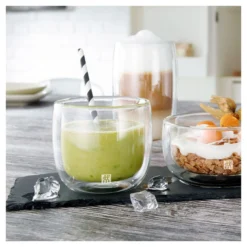 Zwilling Dubbelwandig Theeglazenset, 2-delig -Kook Warm Verkoopwinkel 424414357
