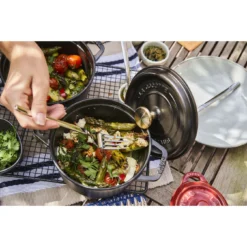 Staub Gietijzeren Braadpan 16 Cm / 1,25 L, Rond, Zwart -Kook Warm Verkoopwinkel 424422438