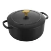 Ballarini Gietijzeren Braadpan 20 Cm / 2,5 L, Rond, Zwart -Kook Warm Verkoopwinkel 75003 539 0 000001045