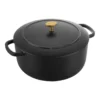 Ballarini Gietijzeren Braadpan 24 Cm / 4 L, Rond, Zwart -Kook Warm Verkoopwinkel 75003 541 0 000000919