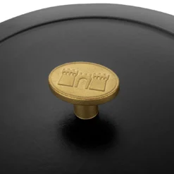 Ballarini Gietijzeren Braadpan 24 Cm / 4 L, Rond, Zwart -Kook Warm Verkoopwinkel 75003 541 0 000000931