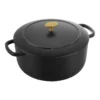Ballarini Gietijzeren Braadpan 26 Cm / 5,5 L, Rond, Zwart -Kook Warm Verkoopwinkel 75003 542 0 000001167