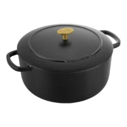 Ballarini Gietijzeren Braadpan 26 Cm / 5,5 L, Rond, Zwart