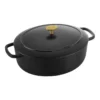 Ballarini Gietijzeren Braadpan 29 Cm / 4,5 L, Ovaal, Zwart 2 Ballarini Gietijzeren Braadpan 29 Cm / 4,5 L, Ovaal, Zwart -Kook Warm Verkoopwinkel 75003 545 0 000000918