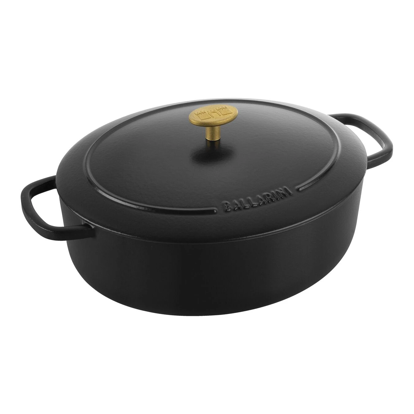 Ballarini Gietijzeren Braadpan 29 Cm / 4,5 L, Ovaal, Zwart 3 Ballarini Gietijzeren Braadpan 29 Cm / 4,5 L, Ovaal, Zwart