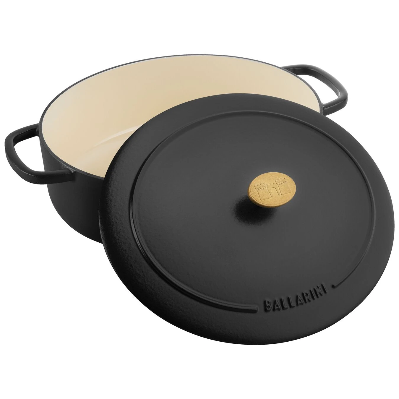 Ballarini Gietijzeren Braadpan 29 Cm / 4,5 L, Ovaal, Zwart 4 Ballarini Gietijzeren Braadpan 29 Cm / 4,5 L, Ovaal, Zwart - Afbeelding 2