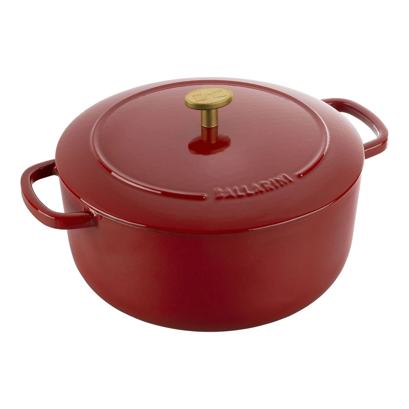 Ballarini Gietijzeren Braadpan 24 Cm / 4 L, Rond, Rood 2 Ballarini Gietijzeren Braadpan 24 Cm / 4 L, Rond, Rood